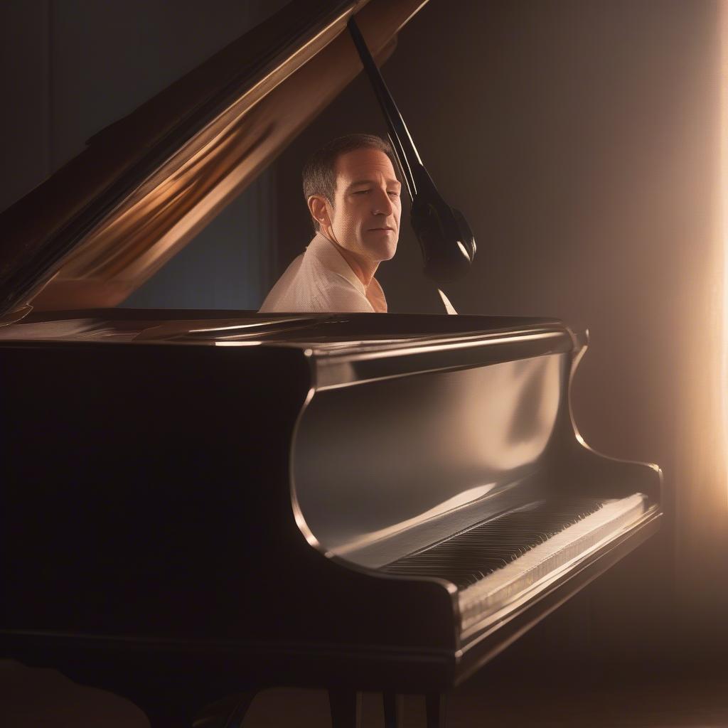 A Mother's Love: Jim Brickman playing the piano