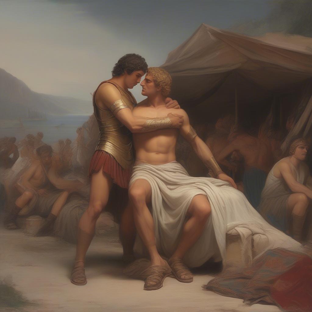 Achilles Embracing Patroclus