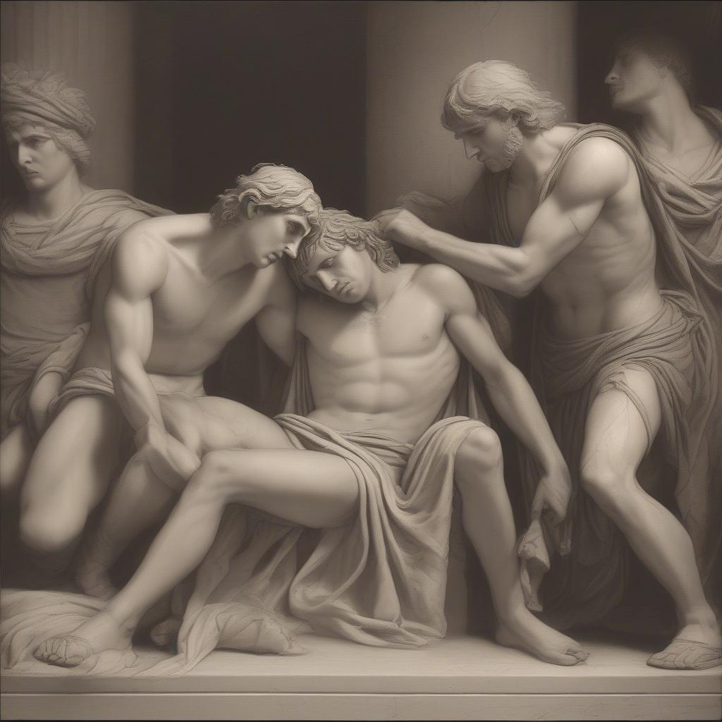 Achilles Mourning Patroclus