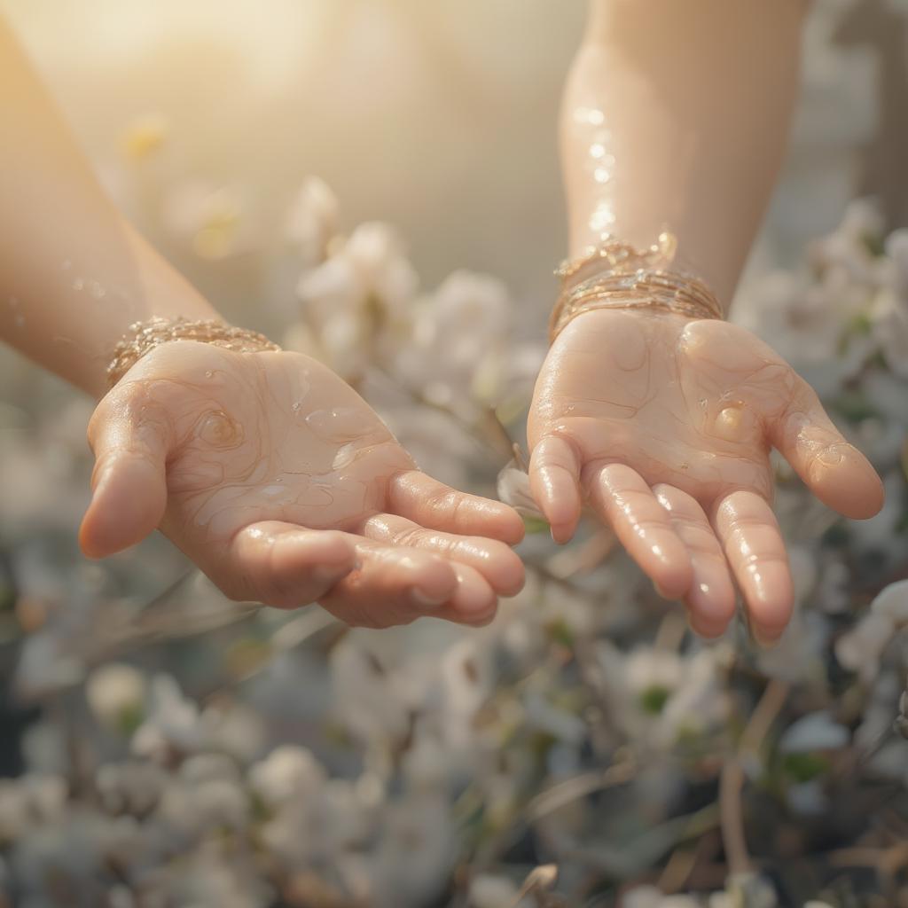 Two hands reaching out to each other, signifying connection and support during heartbreak