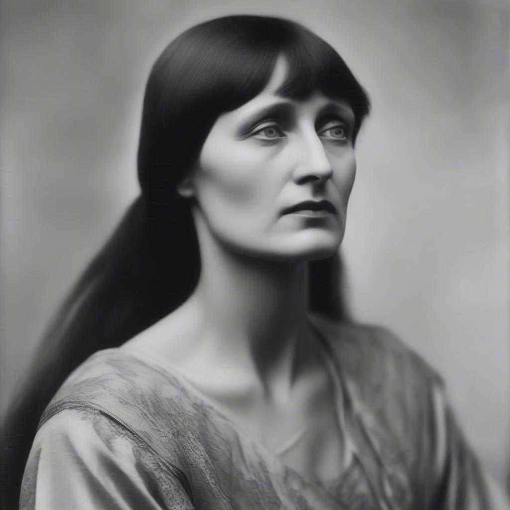 Anna Akhmatova portrait