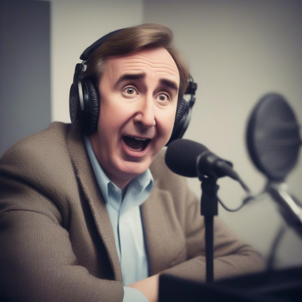 Alan Partridge Broadcasting on Radio Norfolk