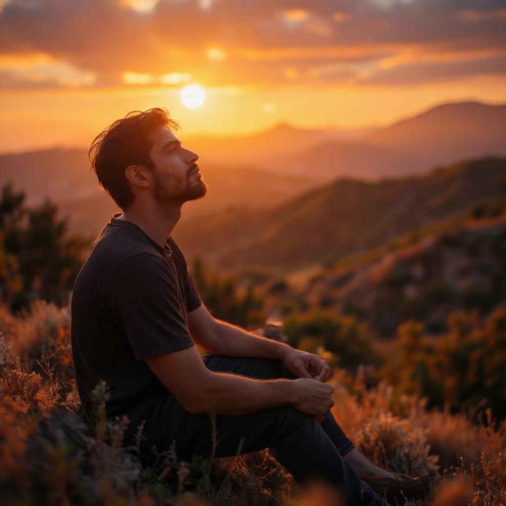 Alex Admiring Sunset