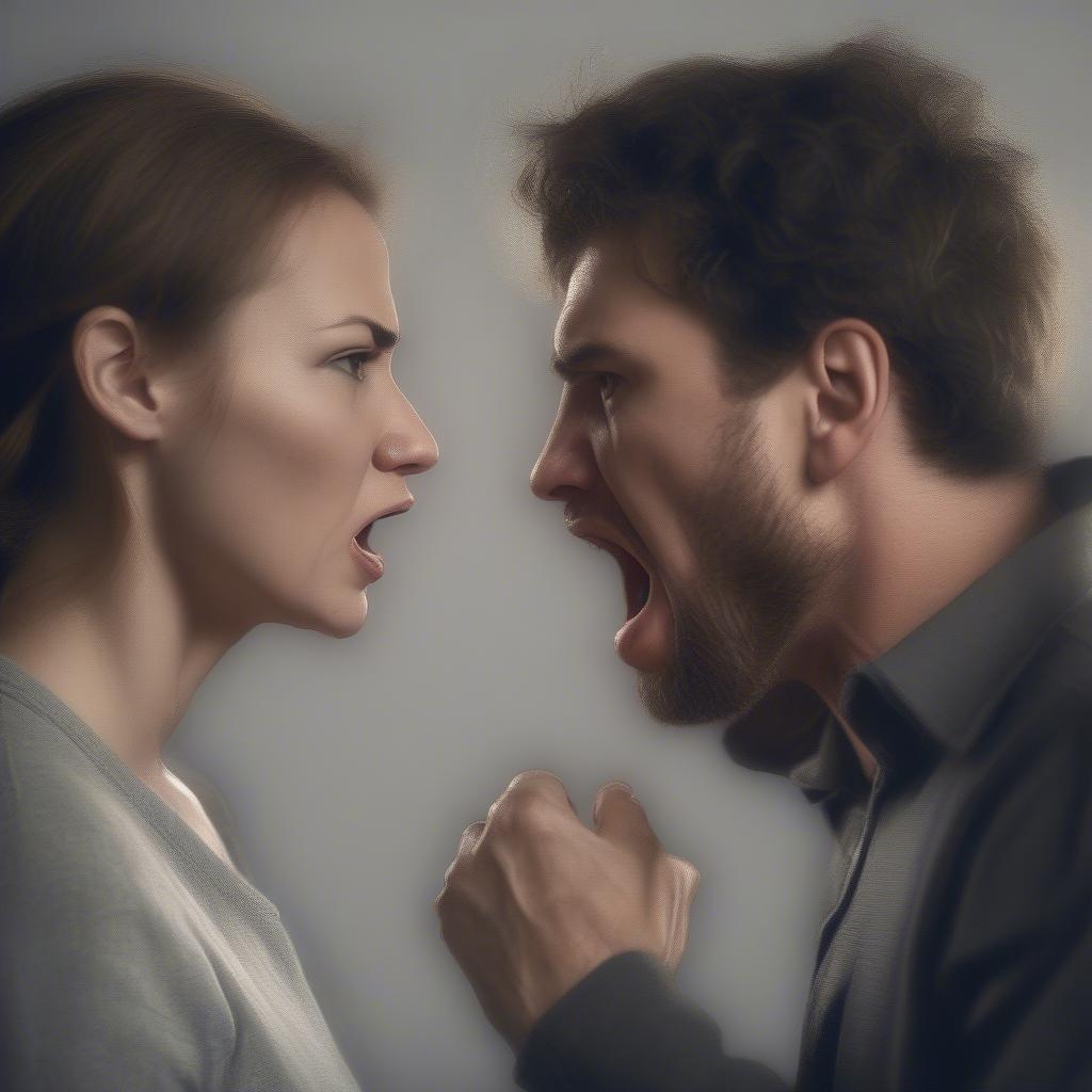 Couple Arguing: All Is Fair in Love and War?