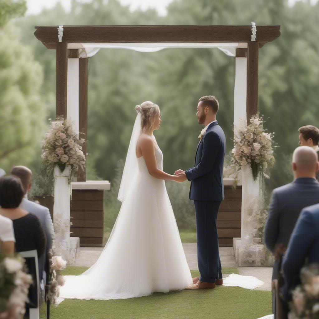 Exchanging Wedding Vows, Representing "Always Love Each Other"