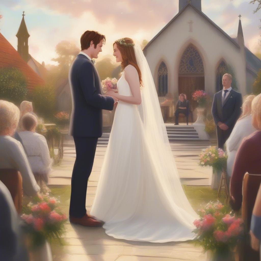 Amy and Rory's Wedding Day