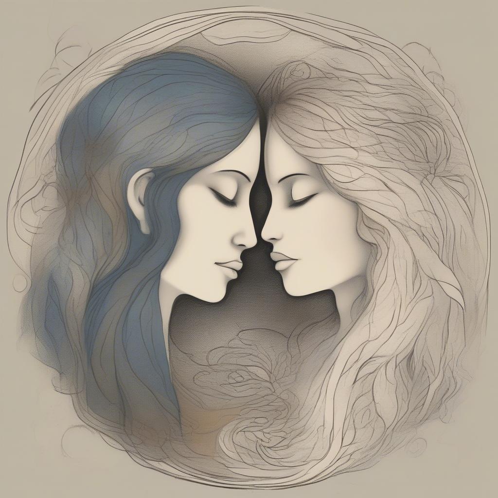 Two people embracing, symbolizing a deep soul connection