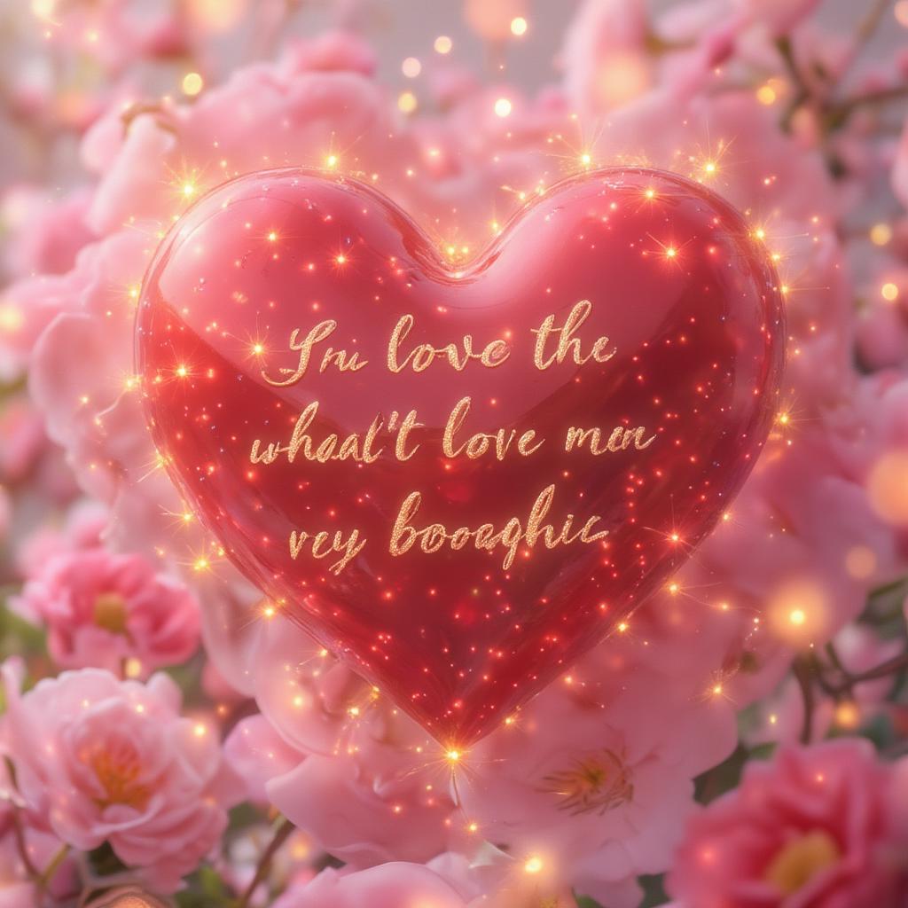 Animated Heart Love Quote GIF