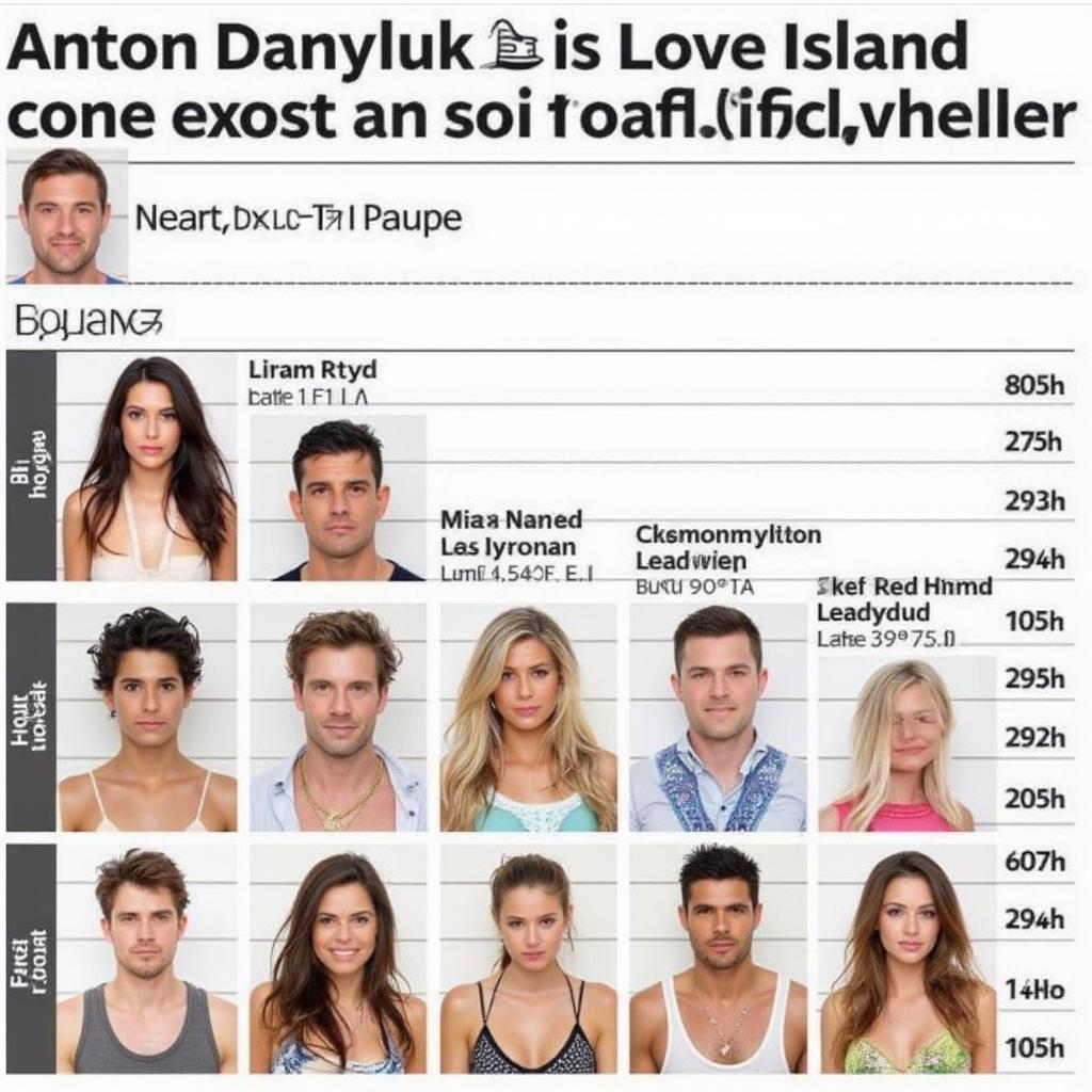 Anton Danyluk's Height Compared to Other Islanders