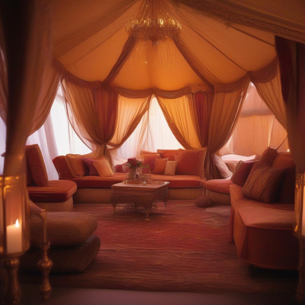 Romantic Setting Inspired by Arabian Nights