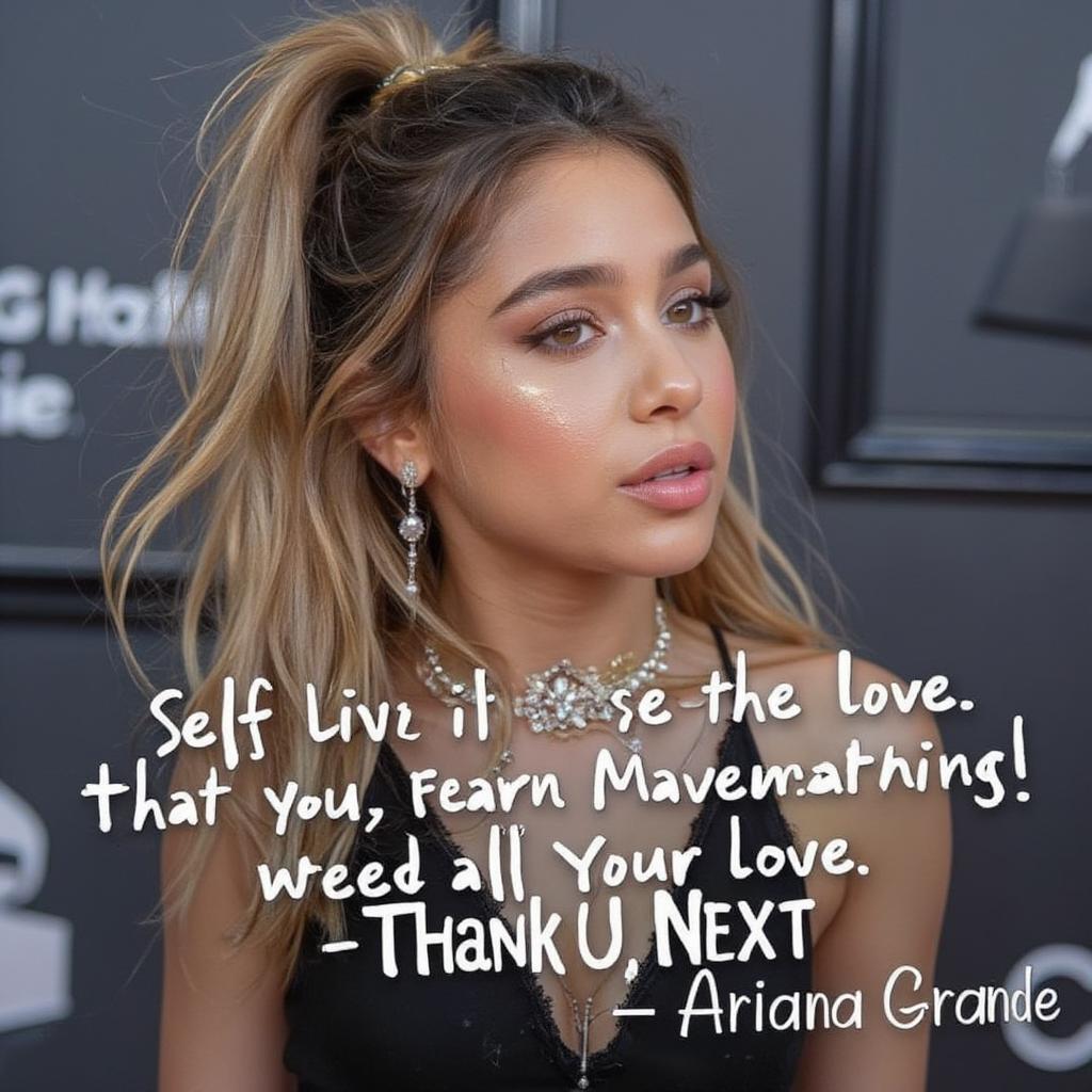 Ariana Grande Quotes about Self Love