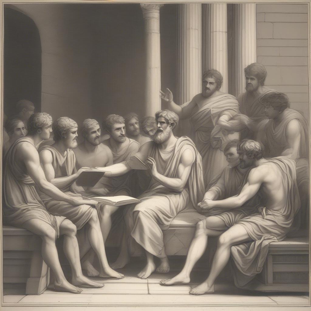 Aristotle Teaching Greek Youth