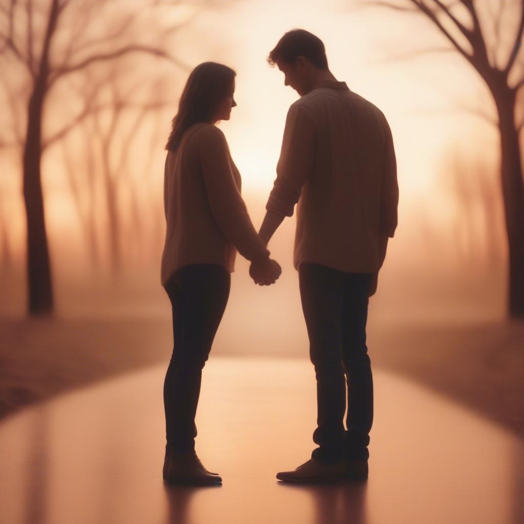 Couple Holding Hands Symbolizing Assurance in Love