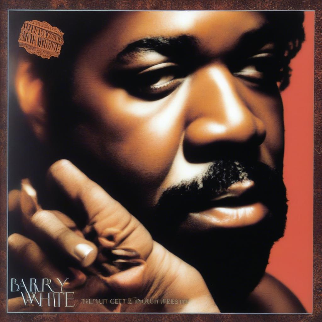 Barry White Album Cover: "Can't Get Enough"