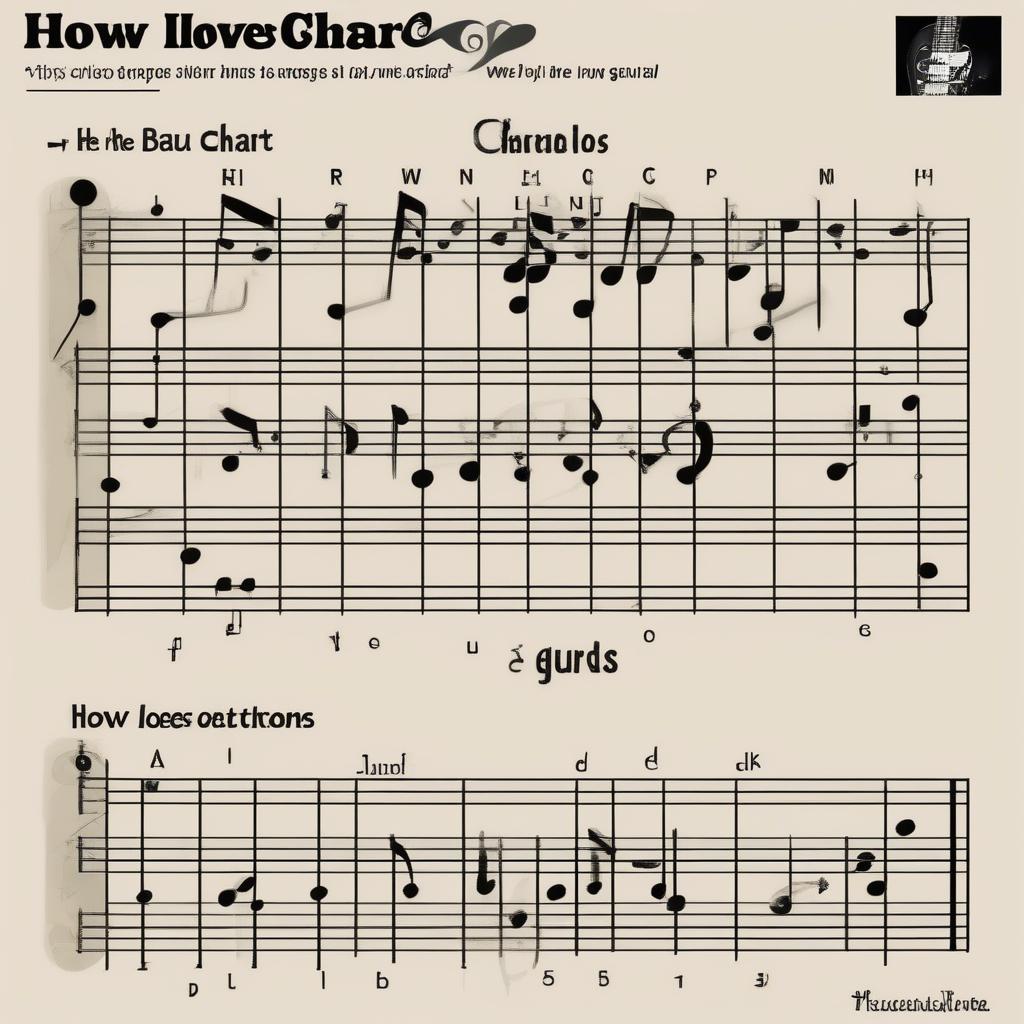 Image displaying simplified guitar chords for How He Loves