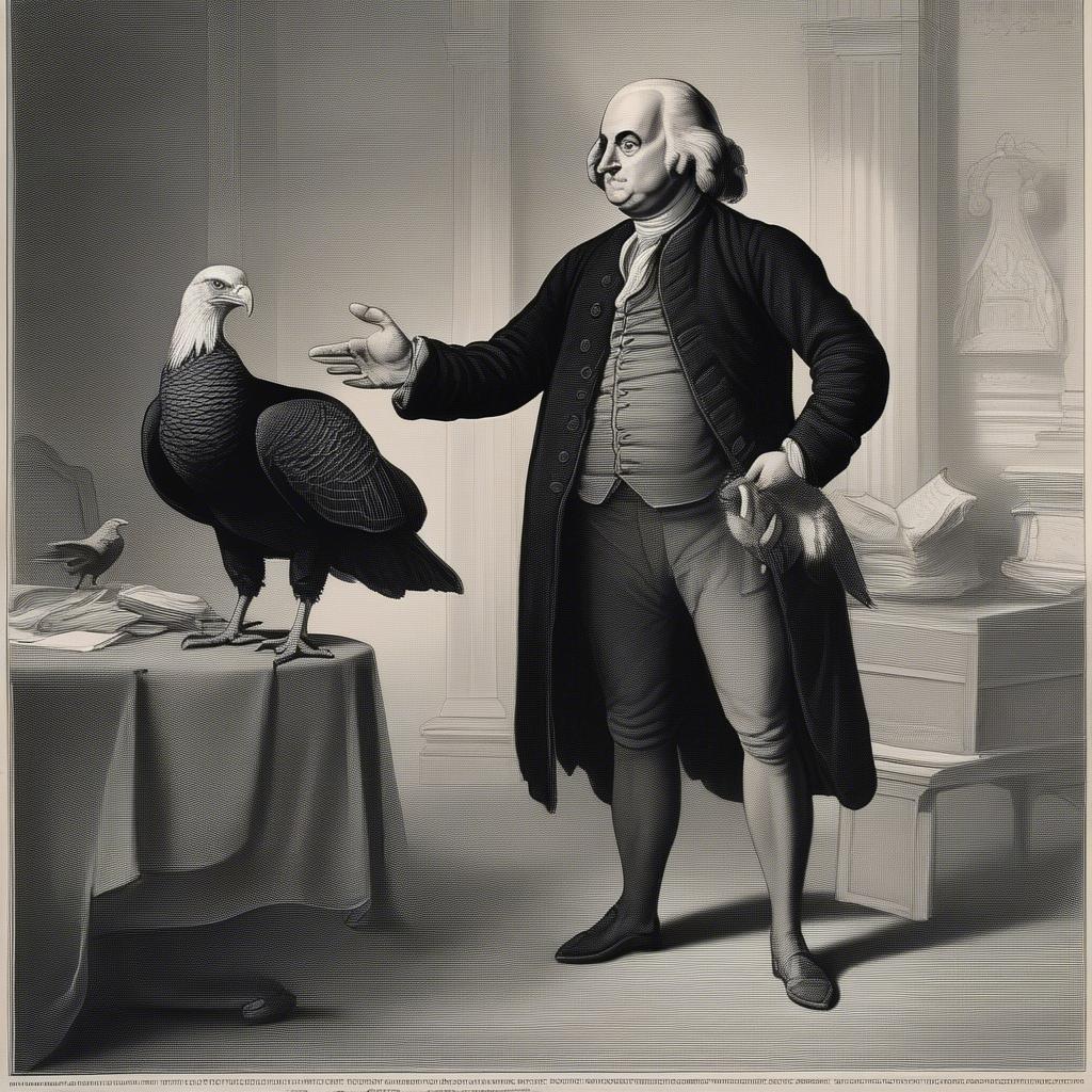 Benjamin Franklin Proposing the Turkey for the Great Seal