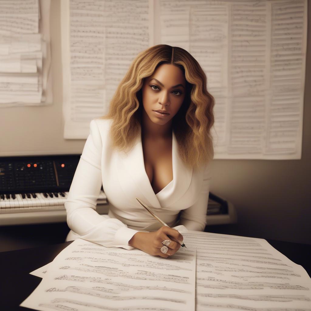 Beyoncé Writing Dangerously in Love