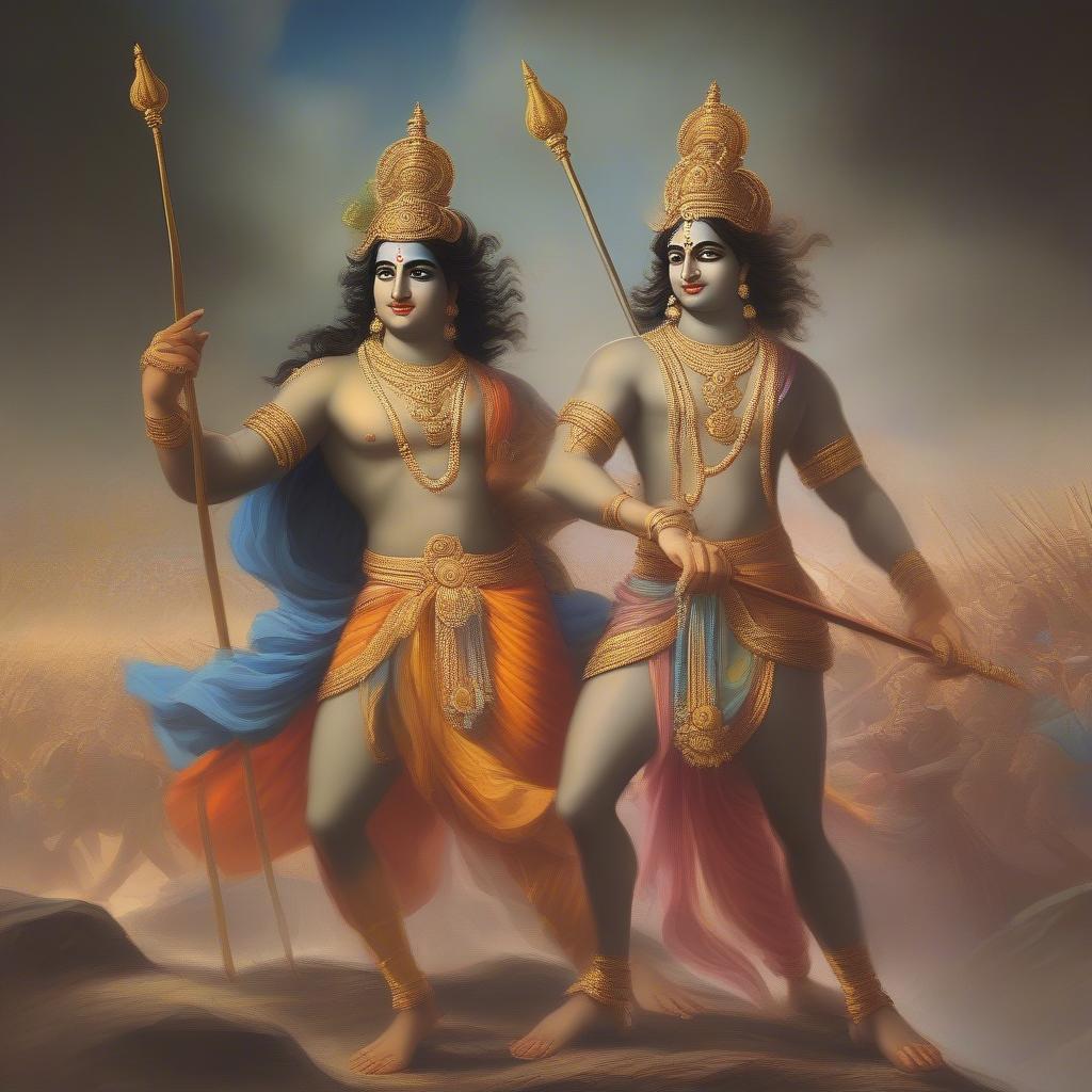 Bhagavad Gita and Devotion: A Visual Representation