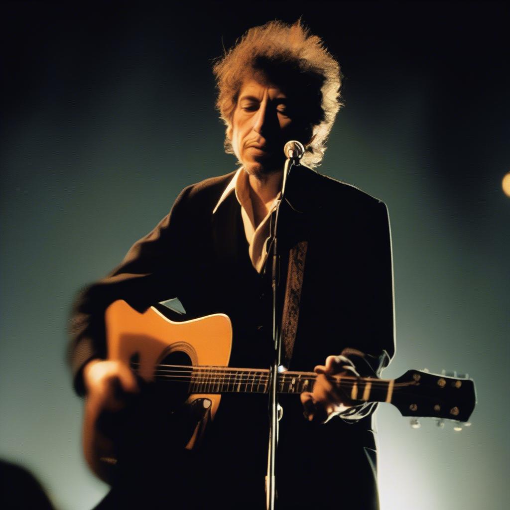 Bob Dylan performing Make You Feel My Love