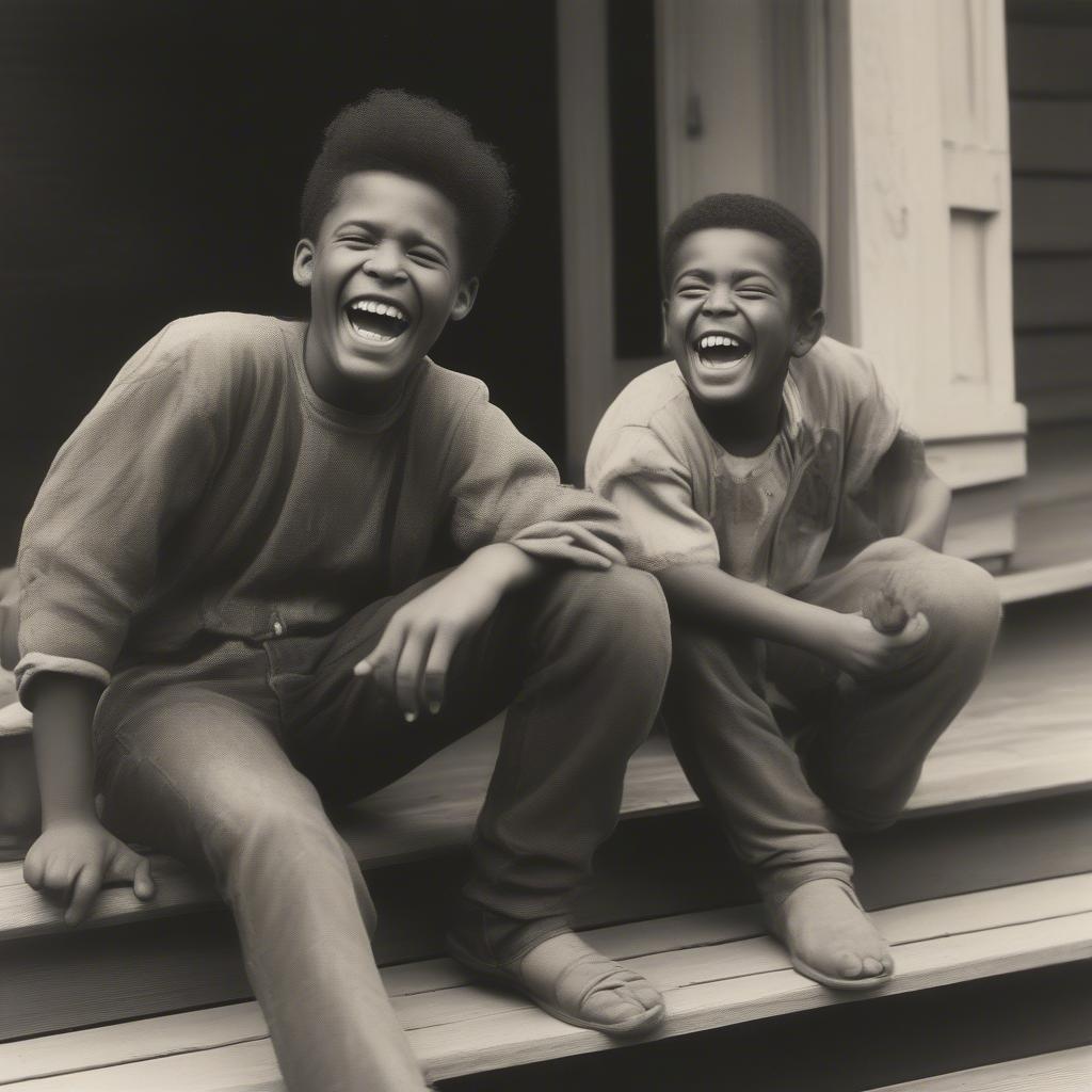 Brothers Sharing a Laugh - A Bond of Humor