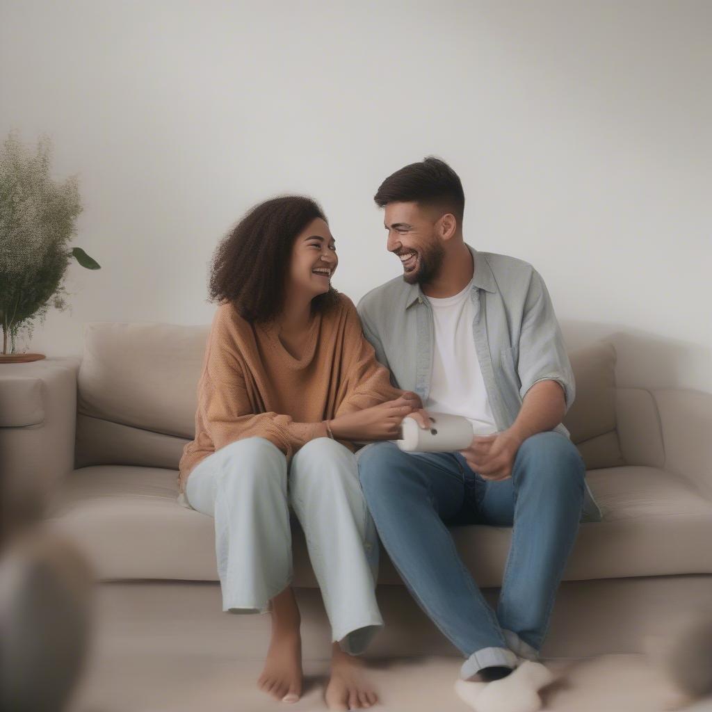 Couple Connecting Authentically