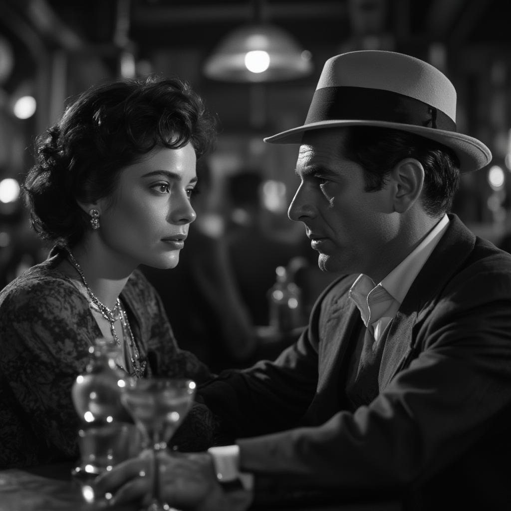 Rick and Ilsa in Casablanca