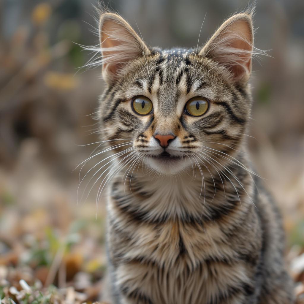 Cat Bringing Toy to Owner