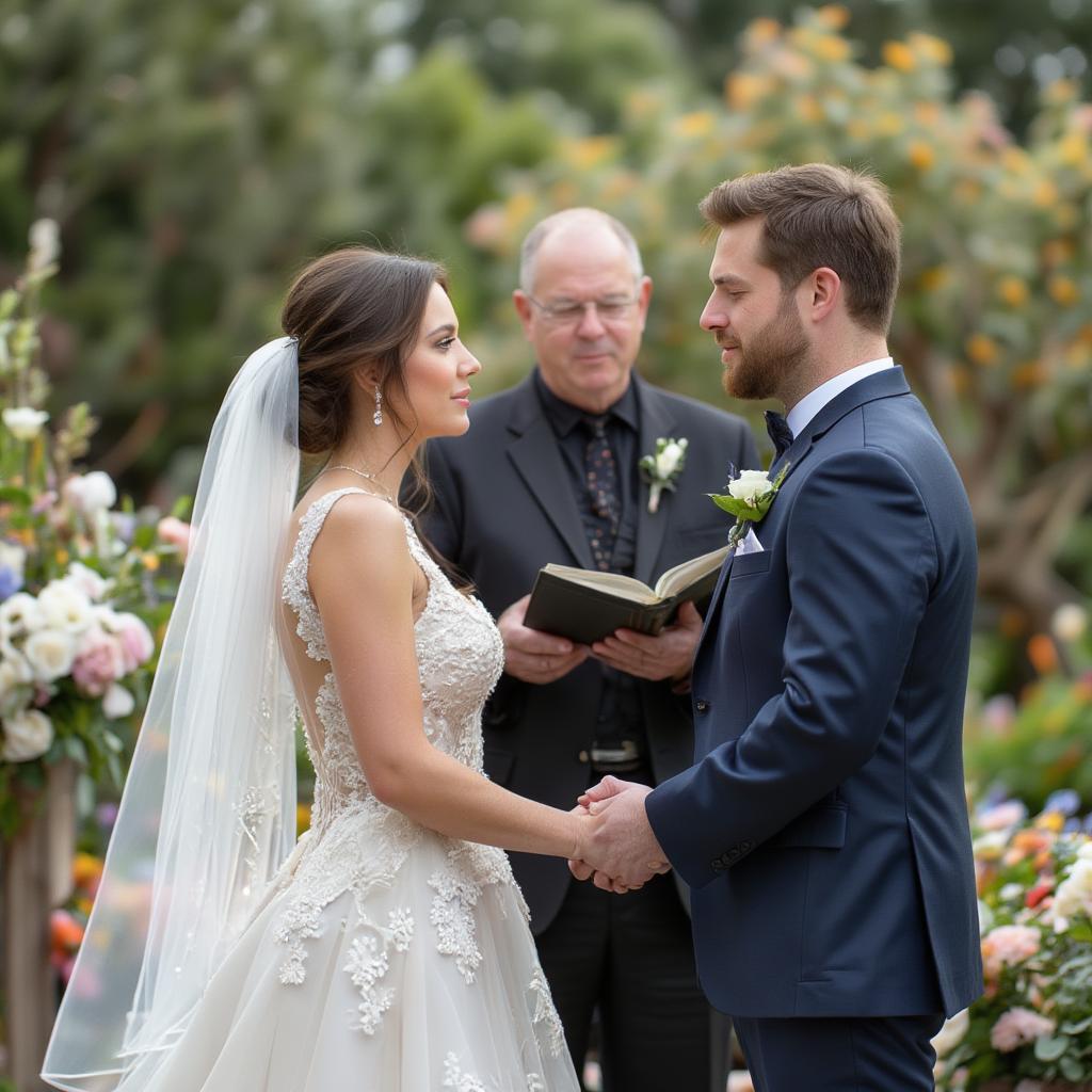 Corinthians Love Quote at a Wedding Ceremony