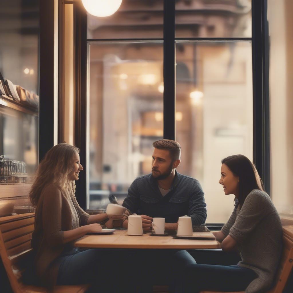 Couple Having a Deep Conversation