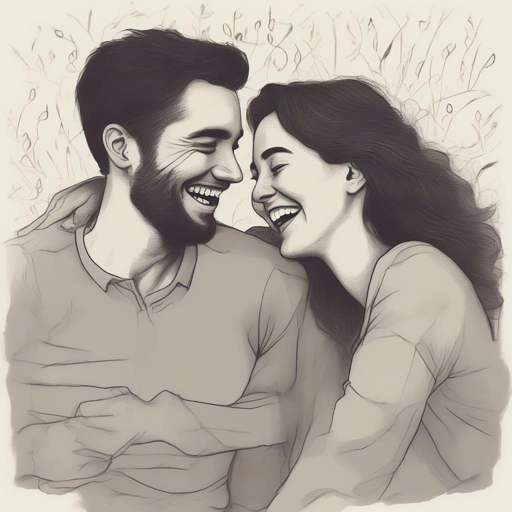 Couple Laughing Together