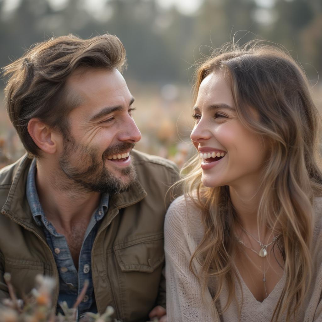 Couple Laughing Together