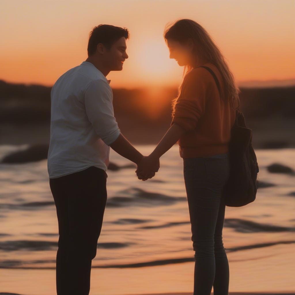 A couple sharing a special moment, symbolizing the power of love.