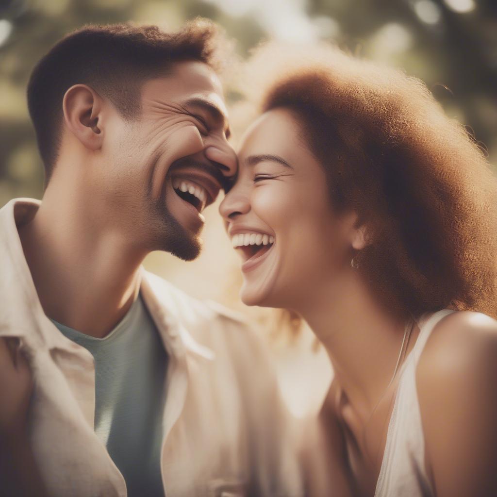 Couple Sharing a Moment of Joy