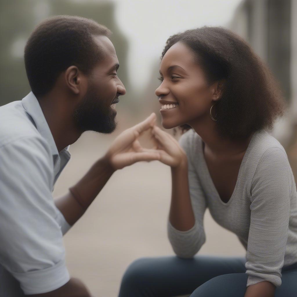 Couple Talking Respectfully