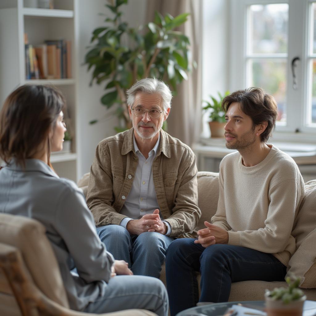 Couple in Therapy Session