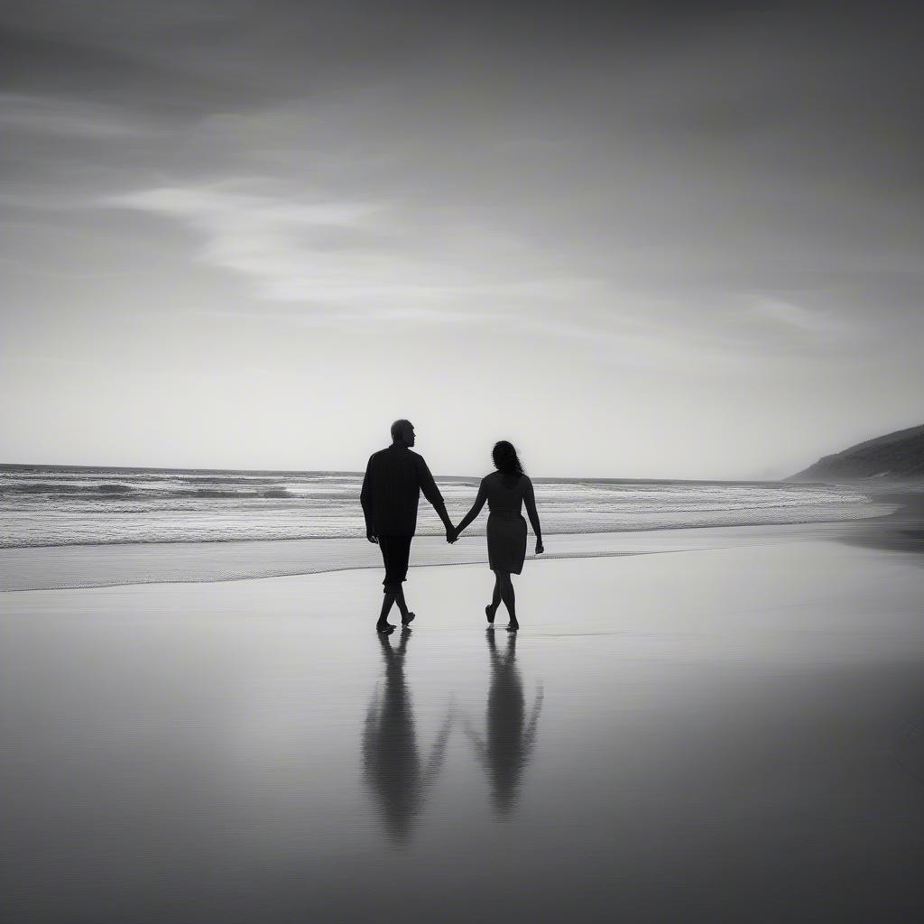 Couple Walking Hand-in-Hand