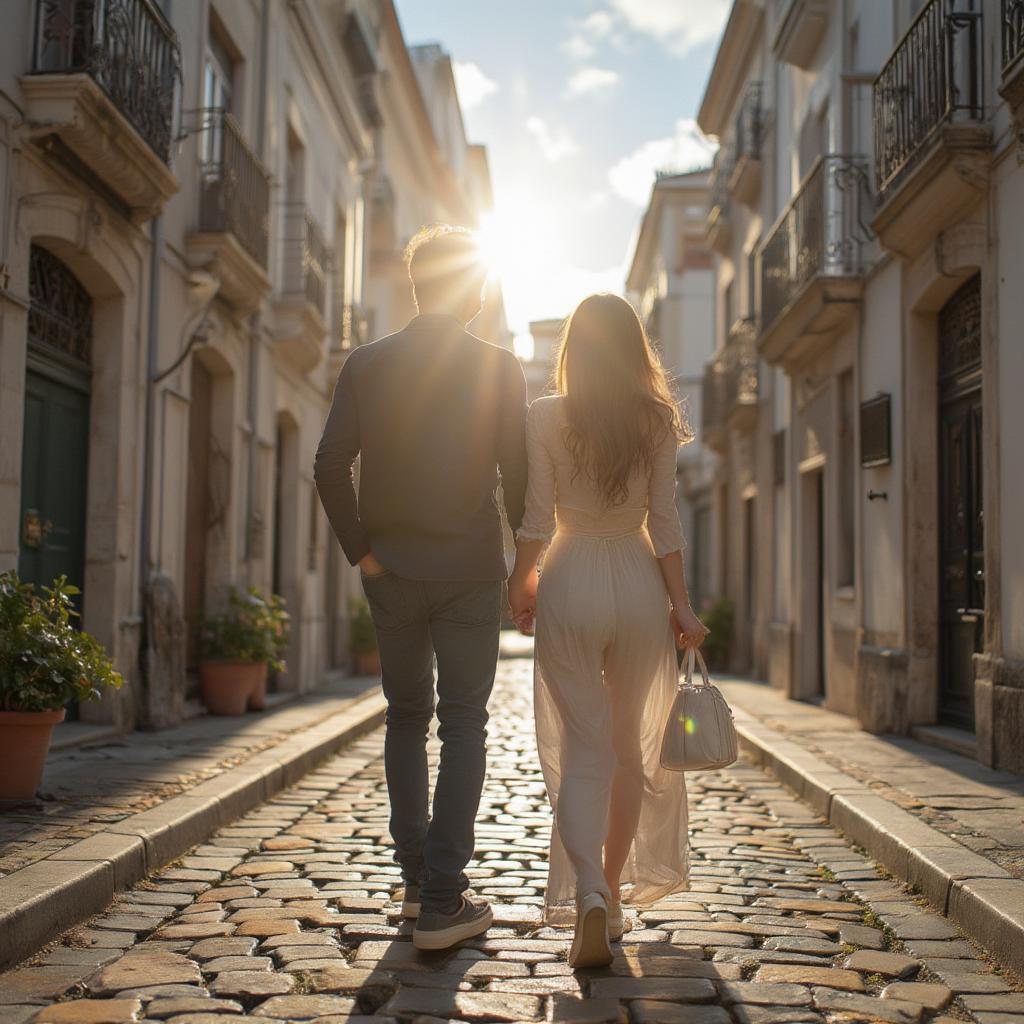 Romantic Stroll in Lisbon