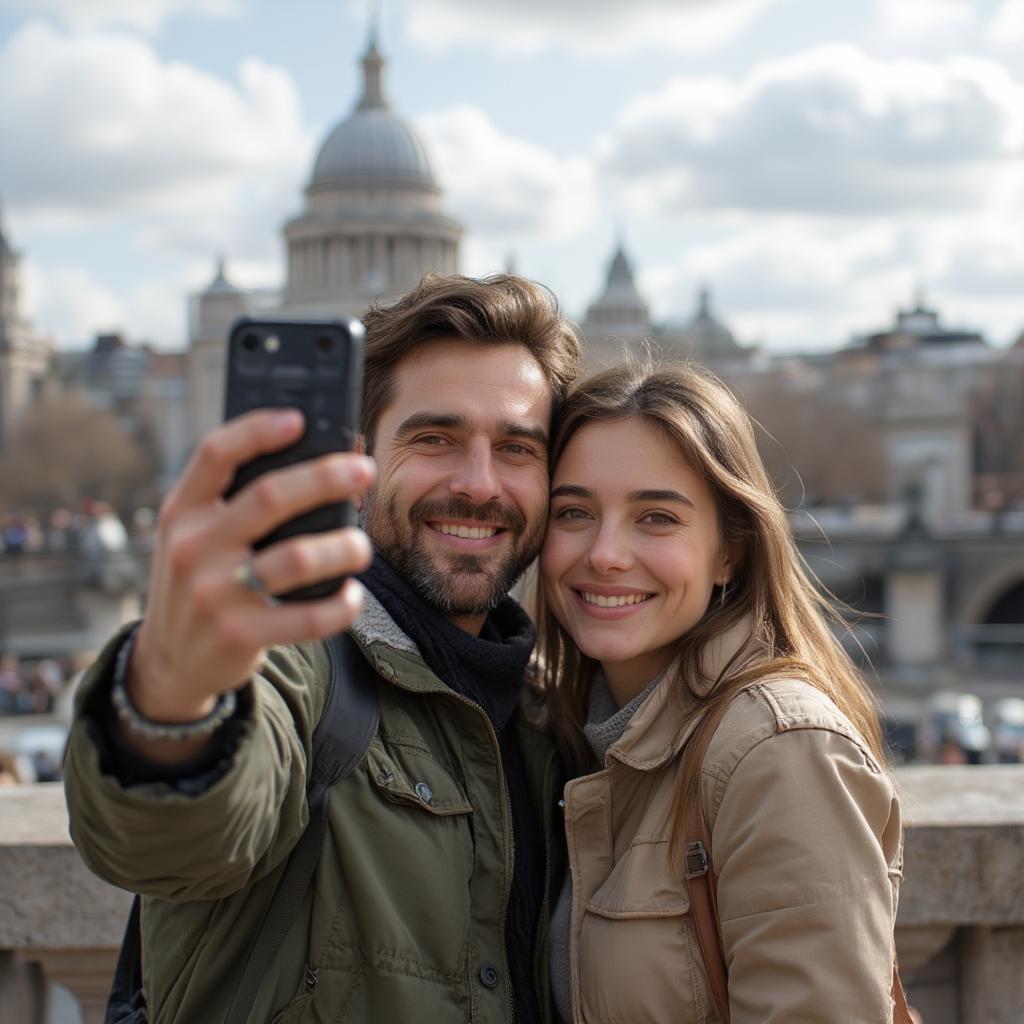 Couple Creating Memories While Traveling