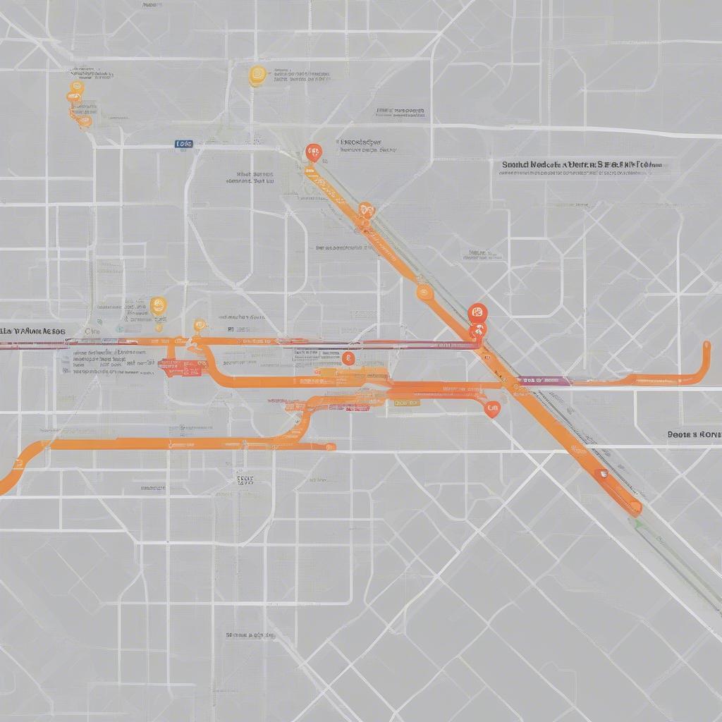 DART Orange Line Route Map