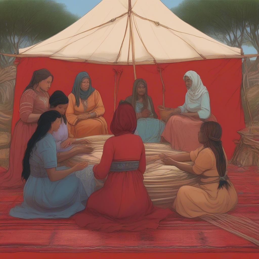 Dinah with the Women of the Red Tent