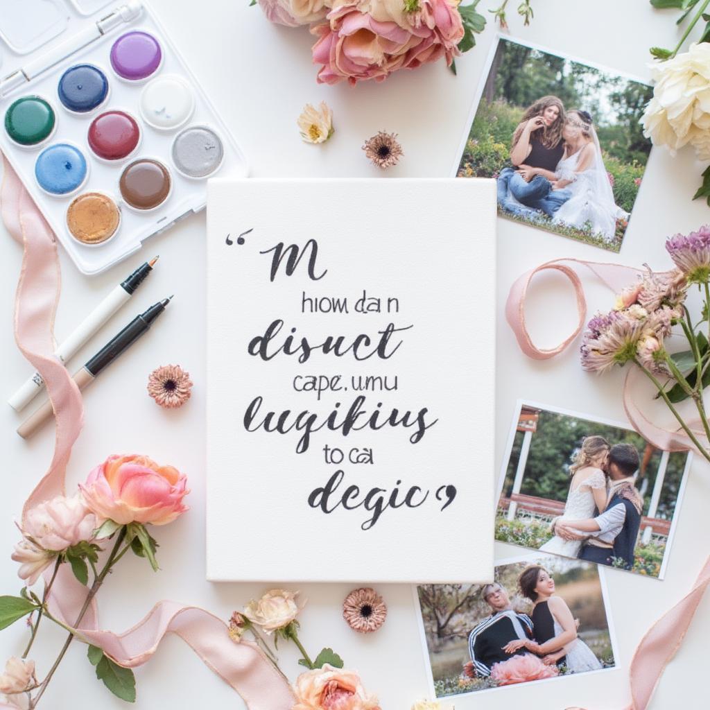 Creating personalized making love quotes pictures as unique gifts.