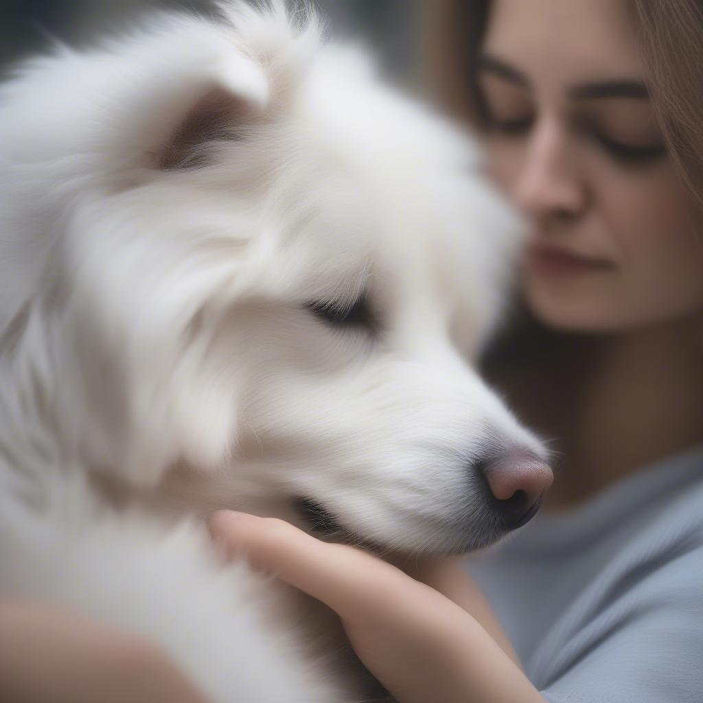 Dog Cuddles and Unconditional Love