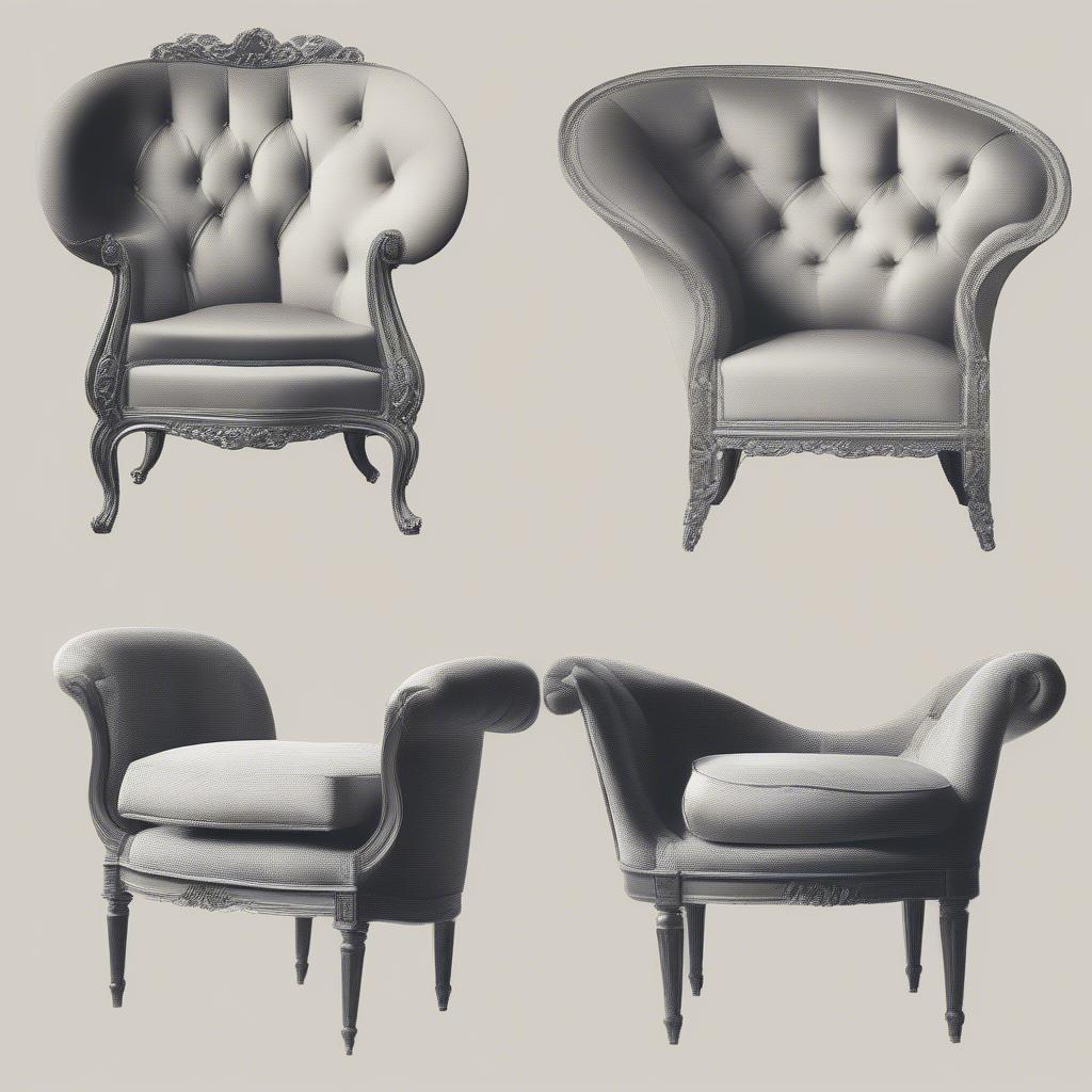 Edwardian Love Seats: Tête-à-tête, Courting Chair, and Settee