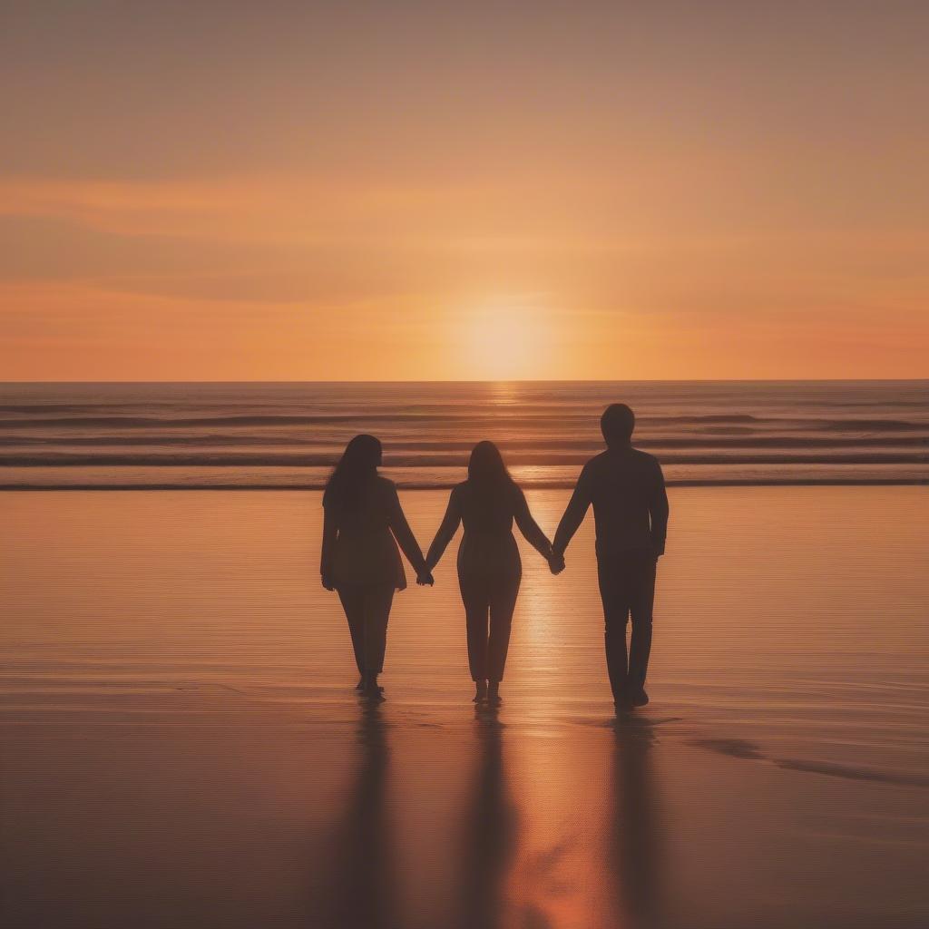 Couple Holding Hands While Walking