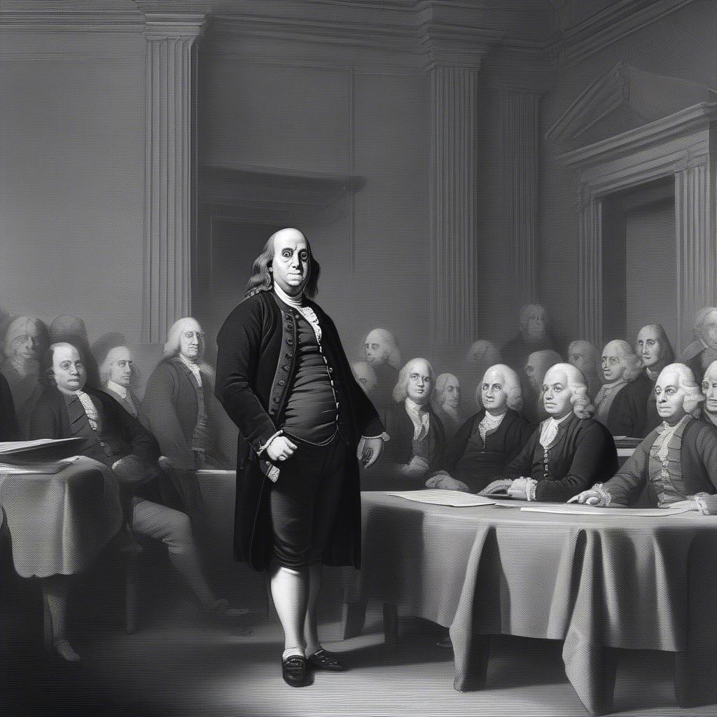 Franklin at the Constitutional Convention