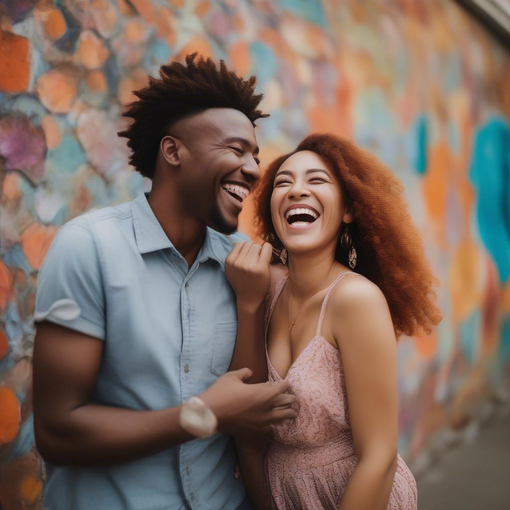 Couple Laughing Together