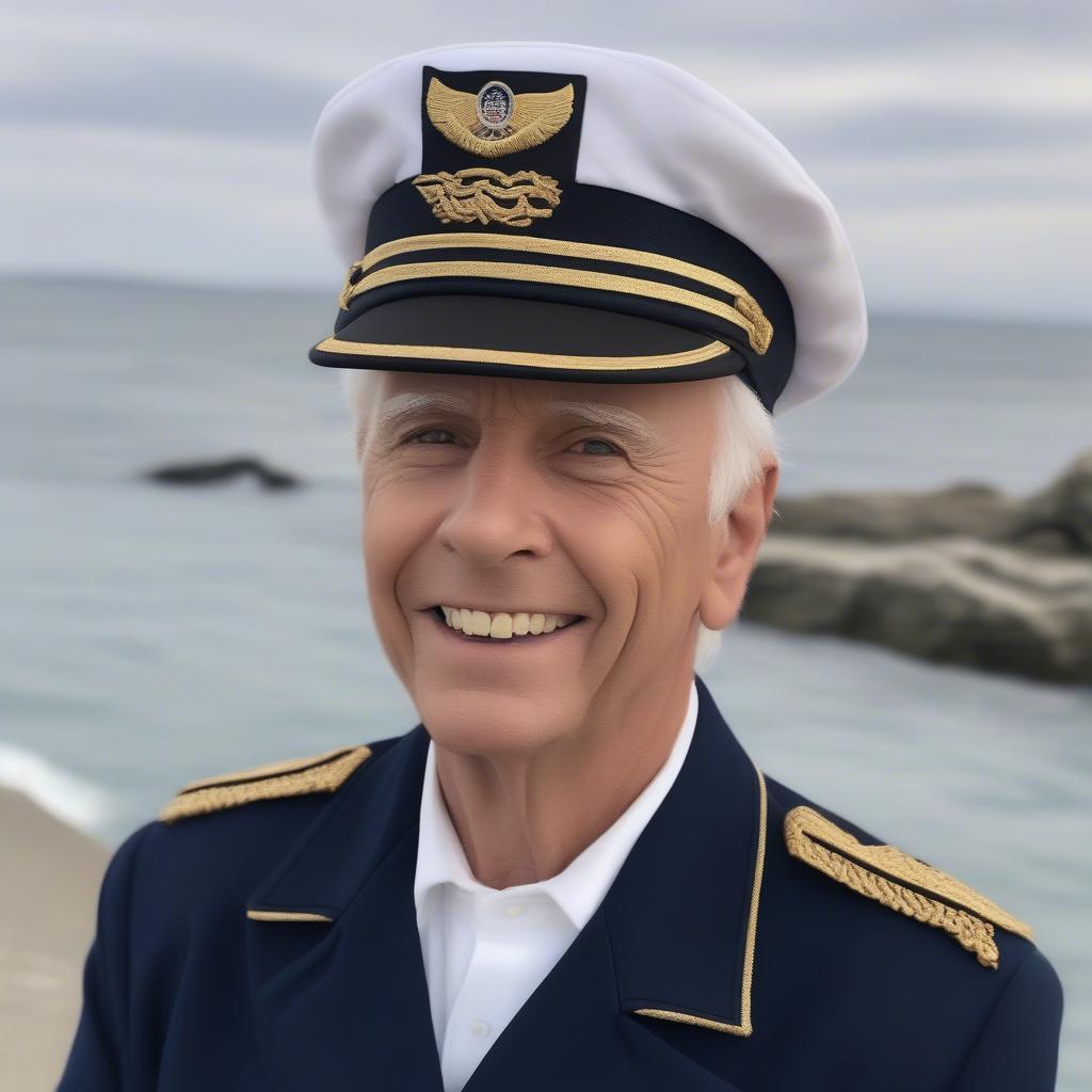 Gavin MacLeod as Captain Stubing on The Love Boat