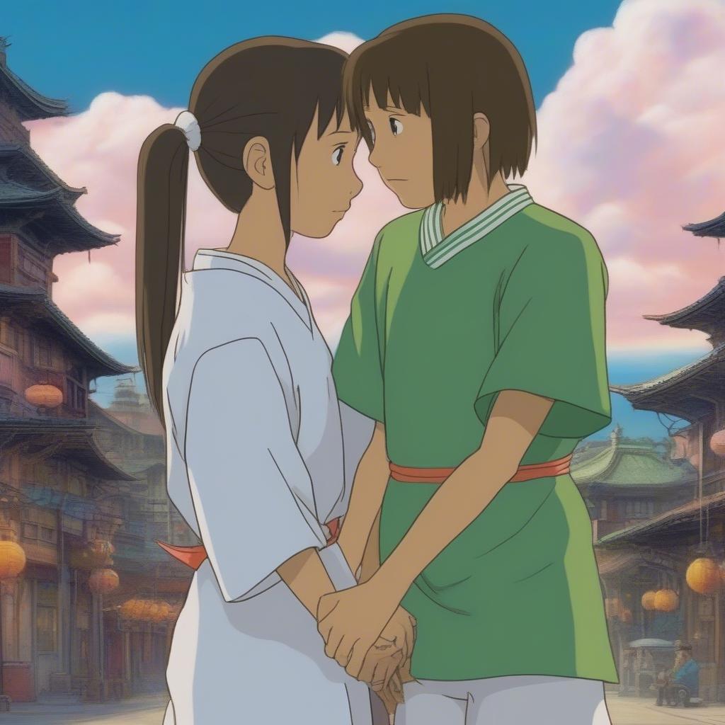 Spirited Away Chihiro and Haku