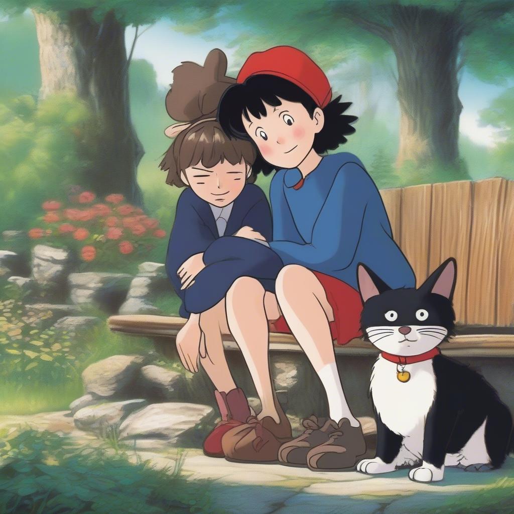 Kiki's Delivery Service Kiki and Tombo