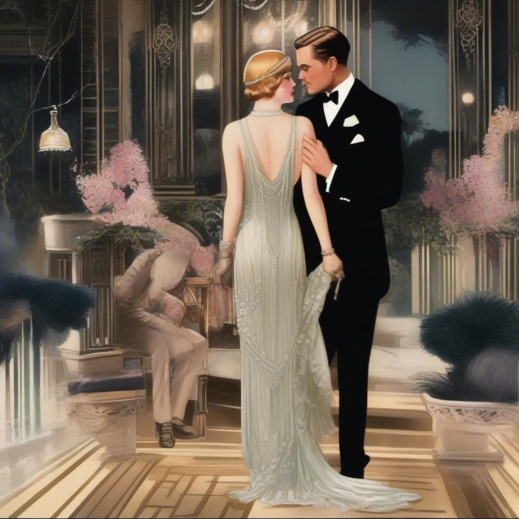 Romantic Scene from The Great Gatsby